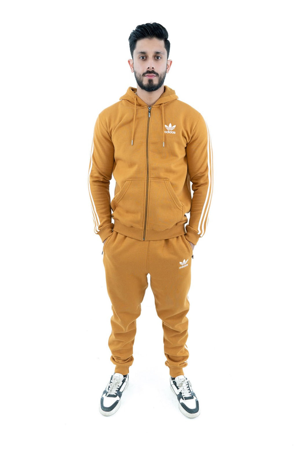 Men s Mustard Yellow Tracksuit Set Al Janat Complete Family E Store