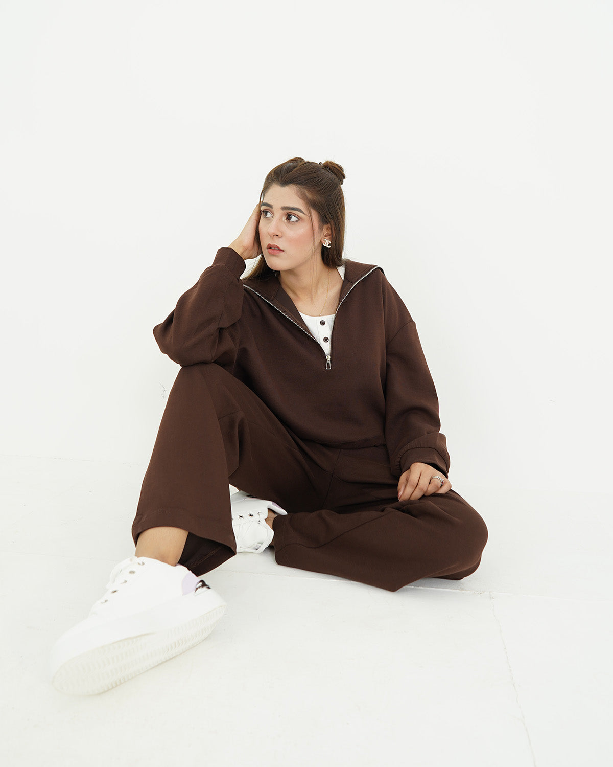 Brown Zip Set 2pc