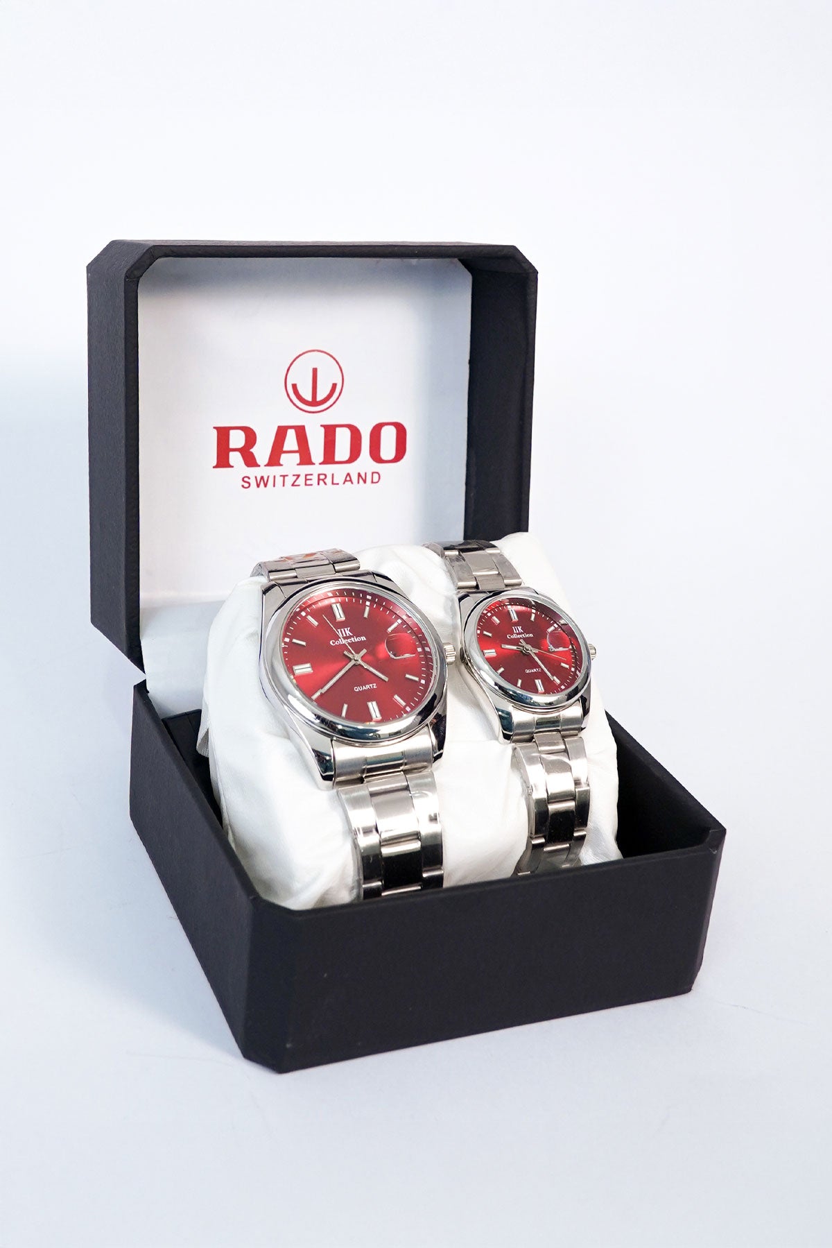 RADO Red N Silver Metal Watch
