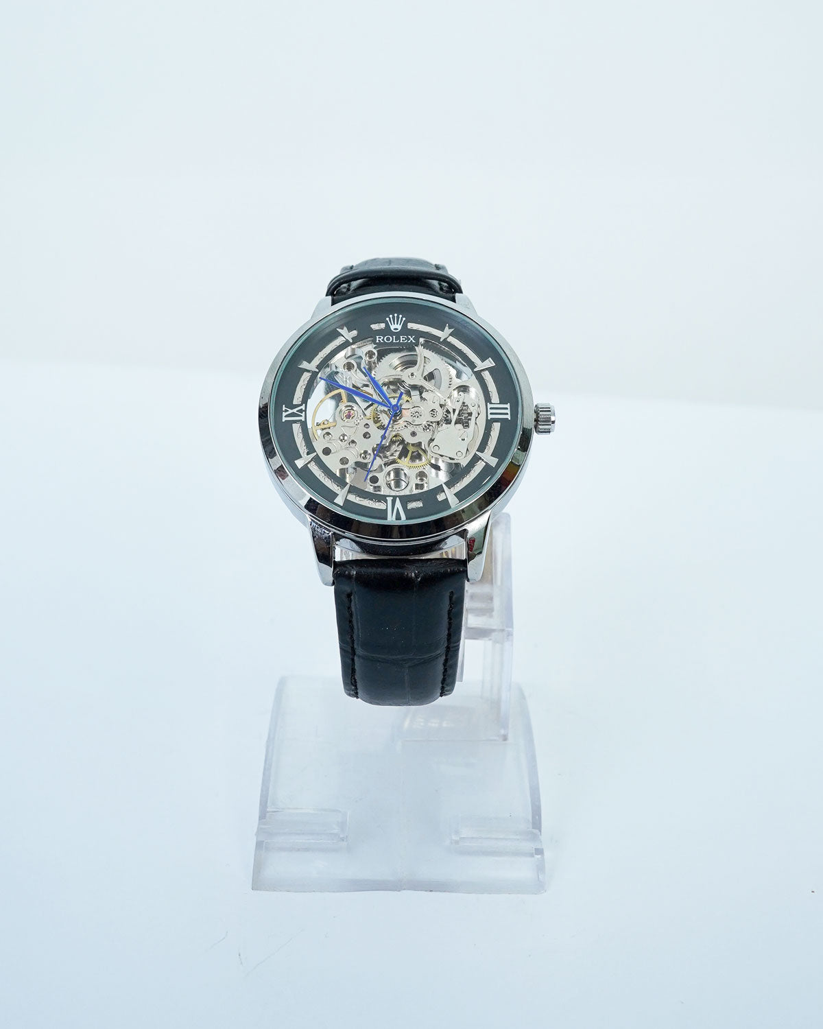 Rolex with Leather Strap watch for Men