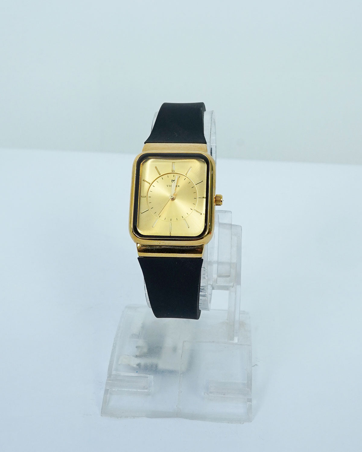 Viguer Black Strap Watch