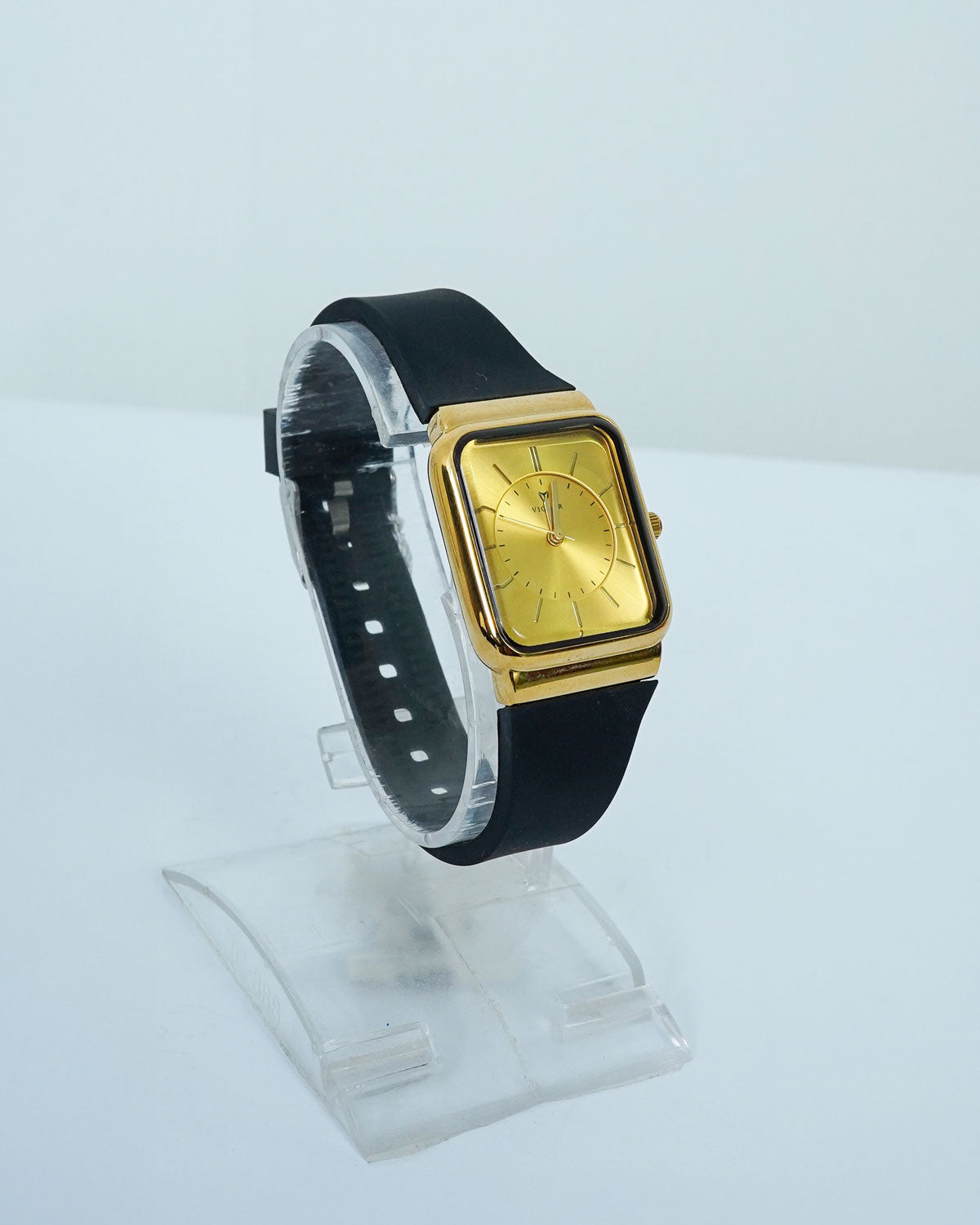 Viguer Black Strap Watch