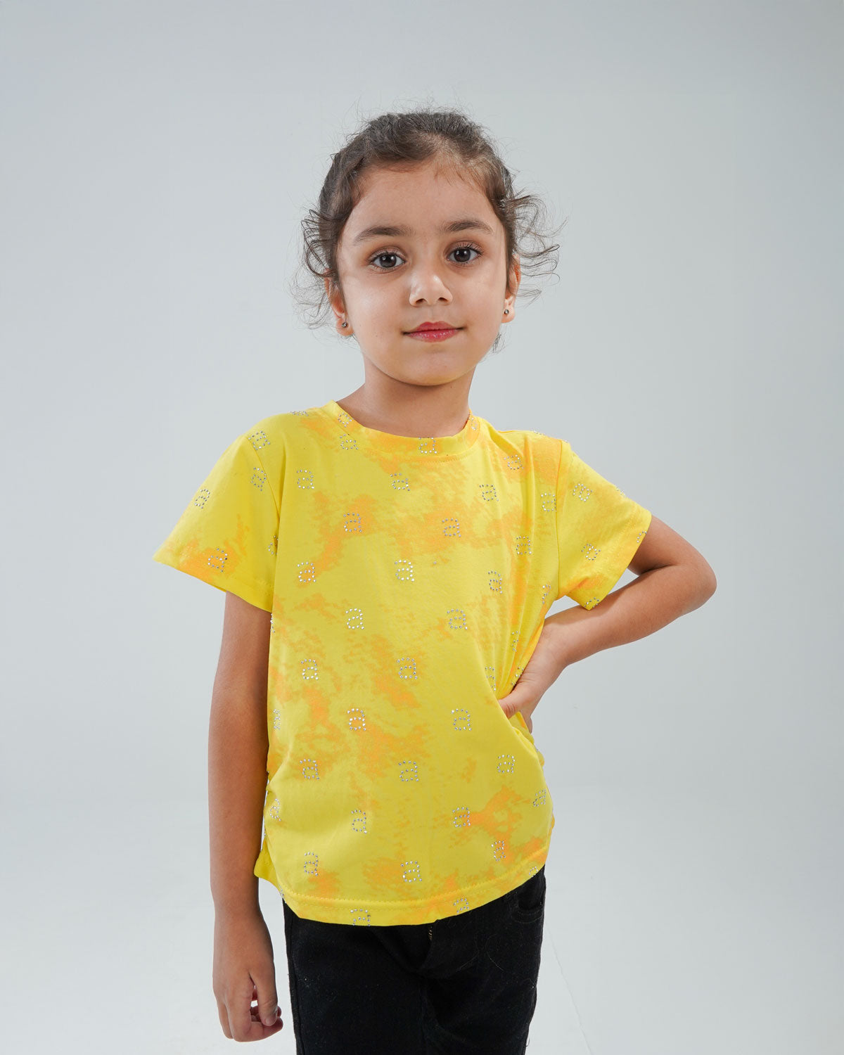 Toddler Girls' Colorful Tie-Dye T-Shirt