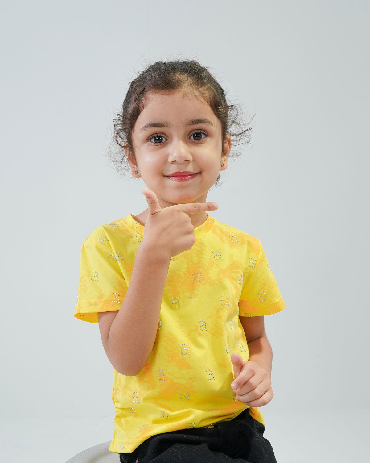 Toddler Girls' Colorful Tie-Dye T-Shirt