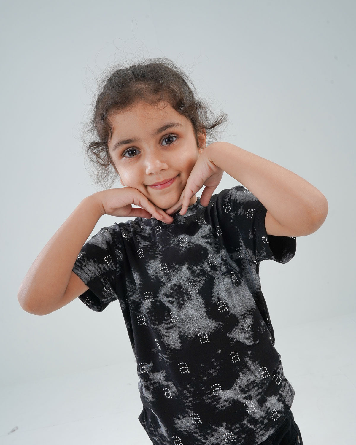 Toddler Girls' Colorful Tie-Dye T-Shirt