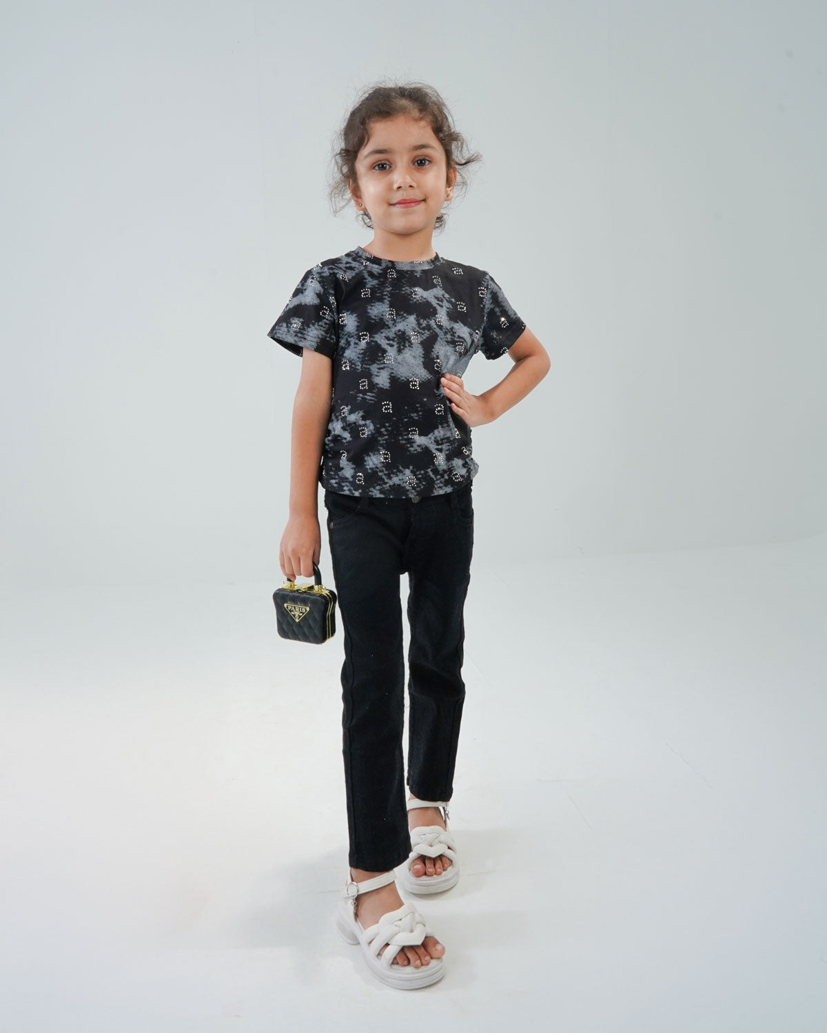 Toddler Girls' Colorful Tie-Dye T-Shirt