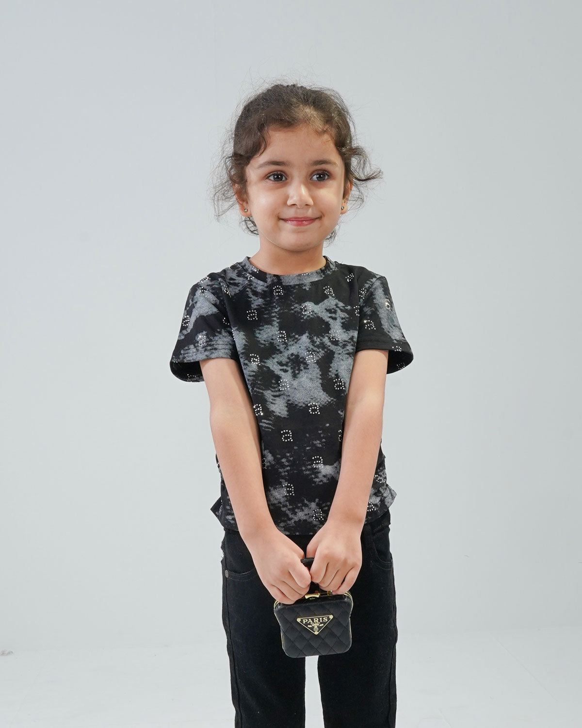 Toddler Girls' Colorful Tie-Dye T-Shirt
