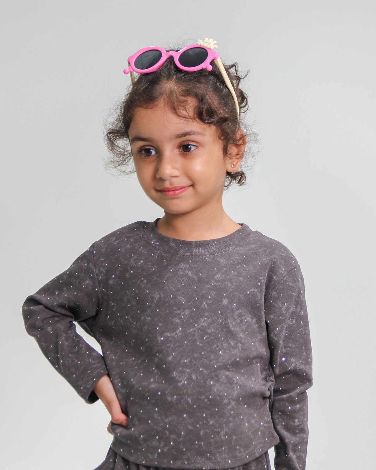Girls' Star Print Pajama Set