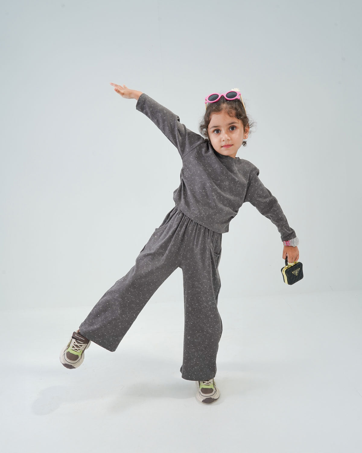 Girls' Star Print Pajama Set