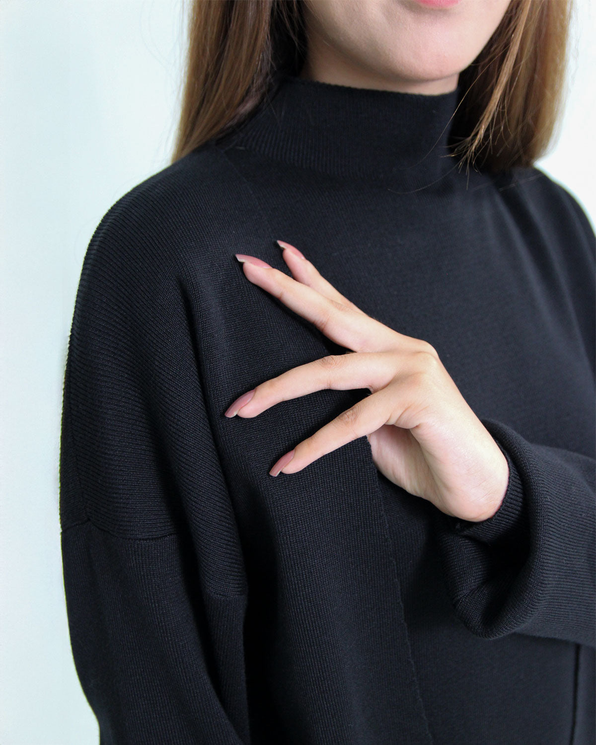 2-Piece Luxe Winter Knitwear Co-ord Set Black