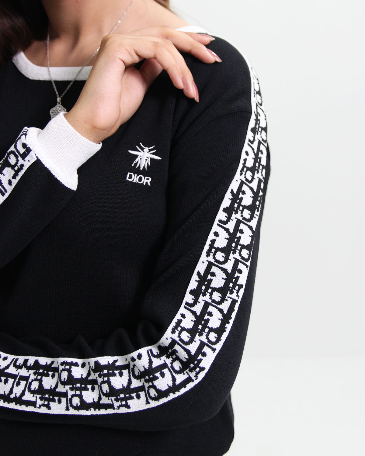 Women’s 2-Piece Logo Taped Sweater with Trousers