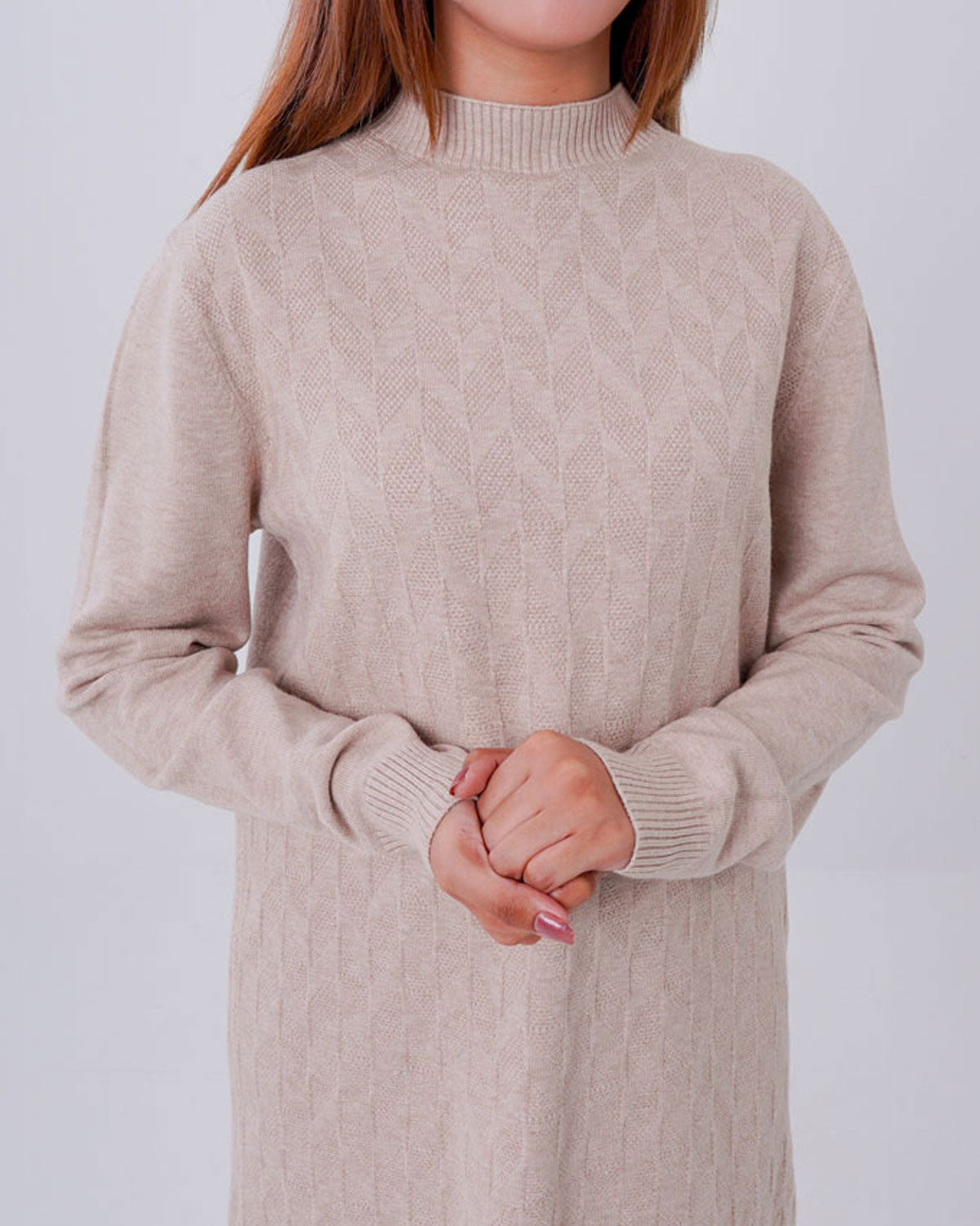 Women’s 2-Piece box pattern Knit Lounge Co-ord Set