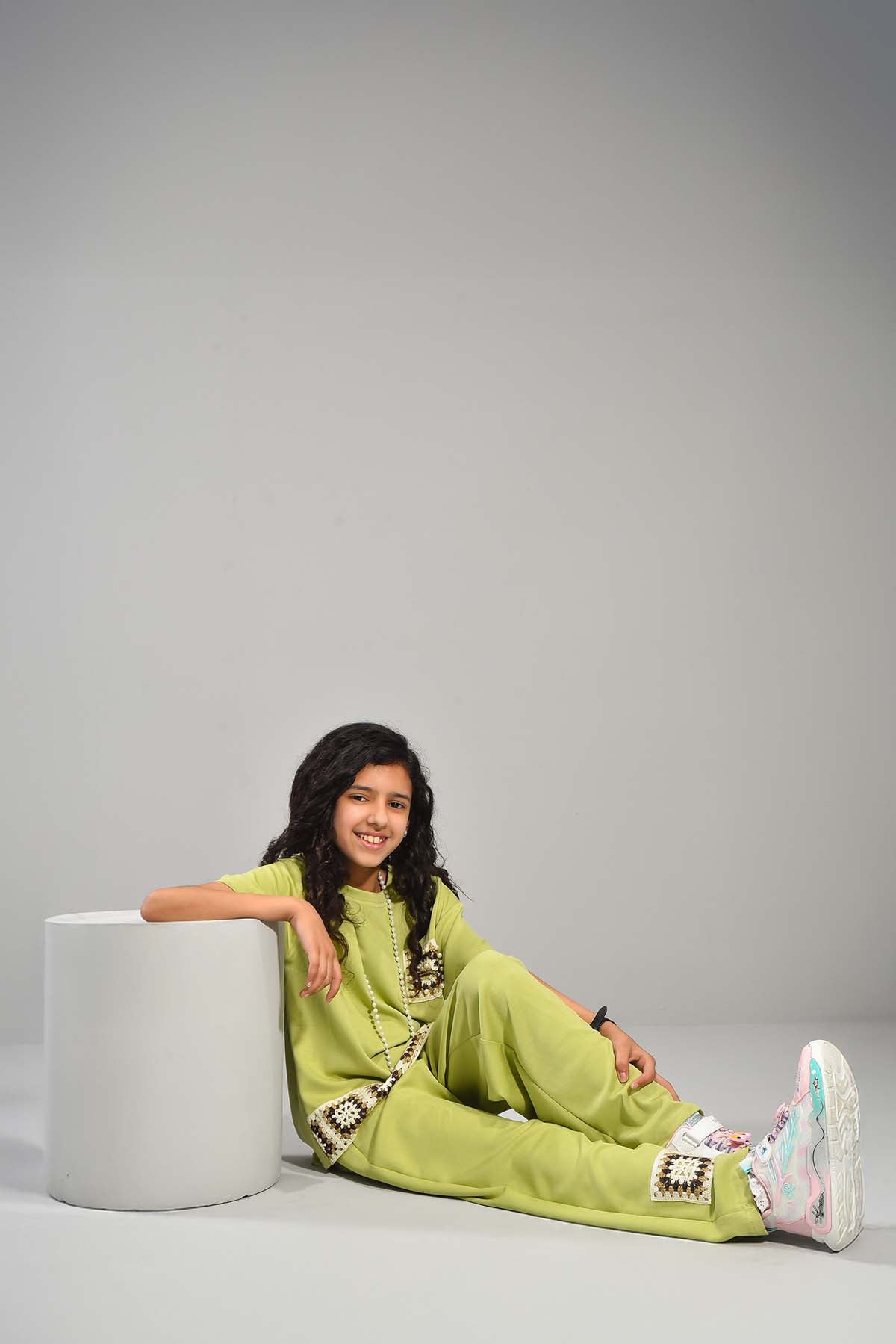 Girls' Olive Green Co-ord Set