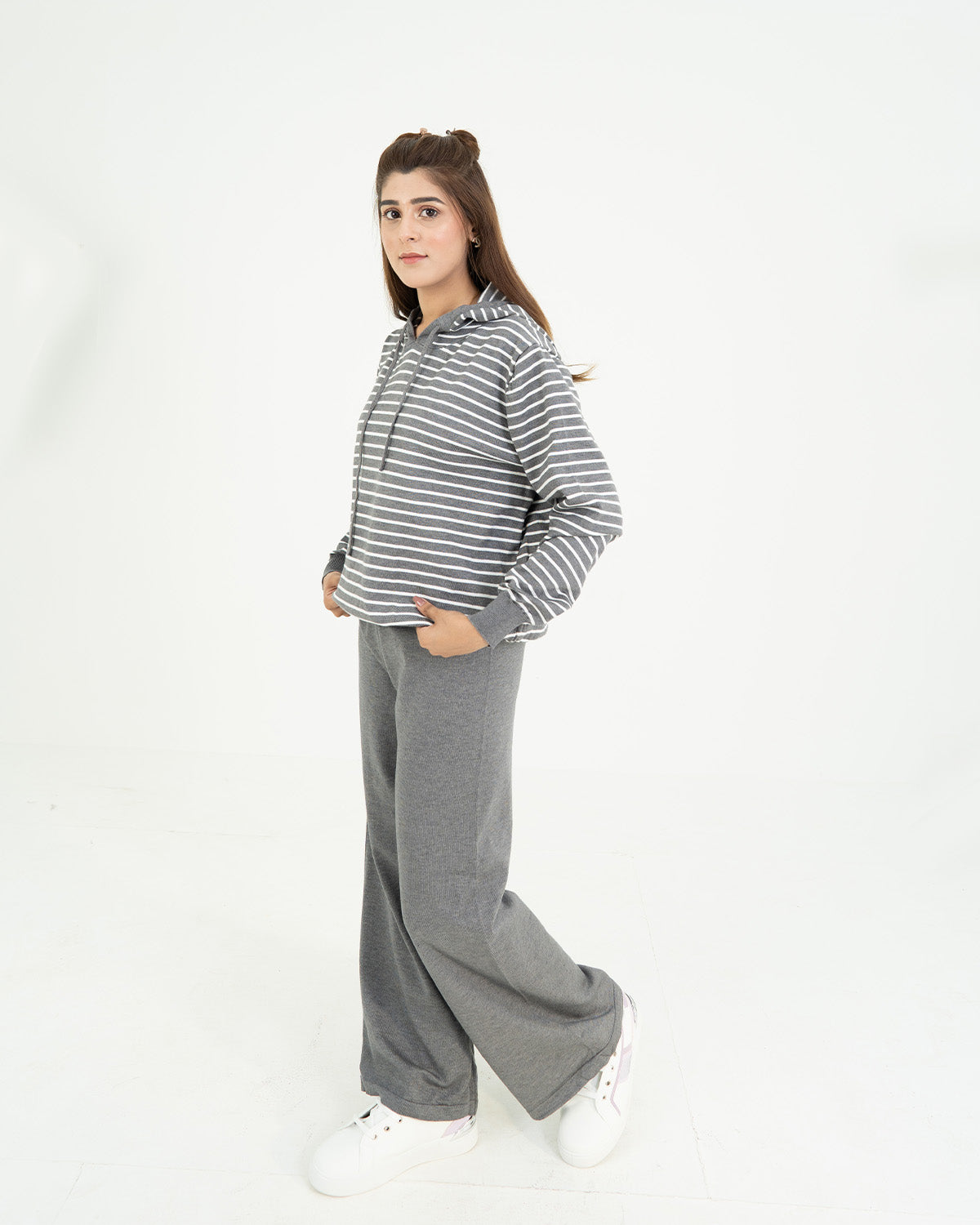 Grey Lining Hood 2pc