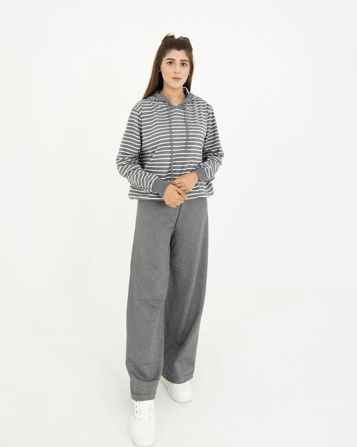 Grey Lining Hood 2pc