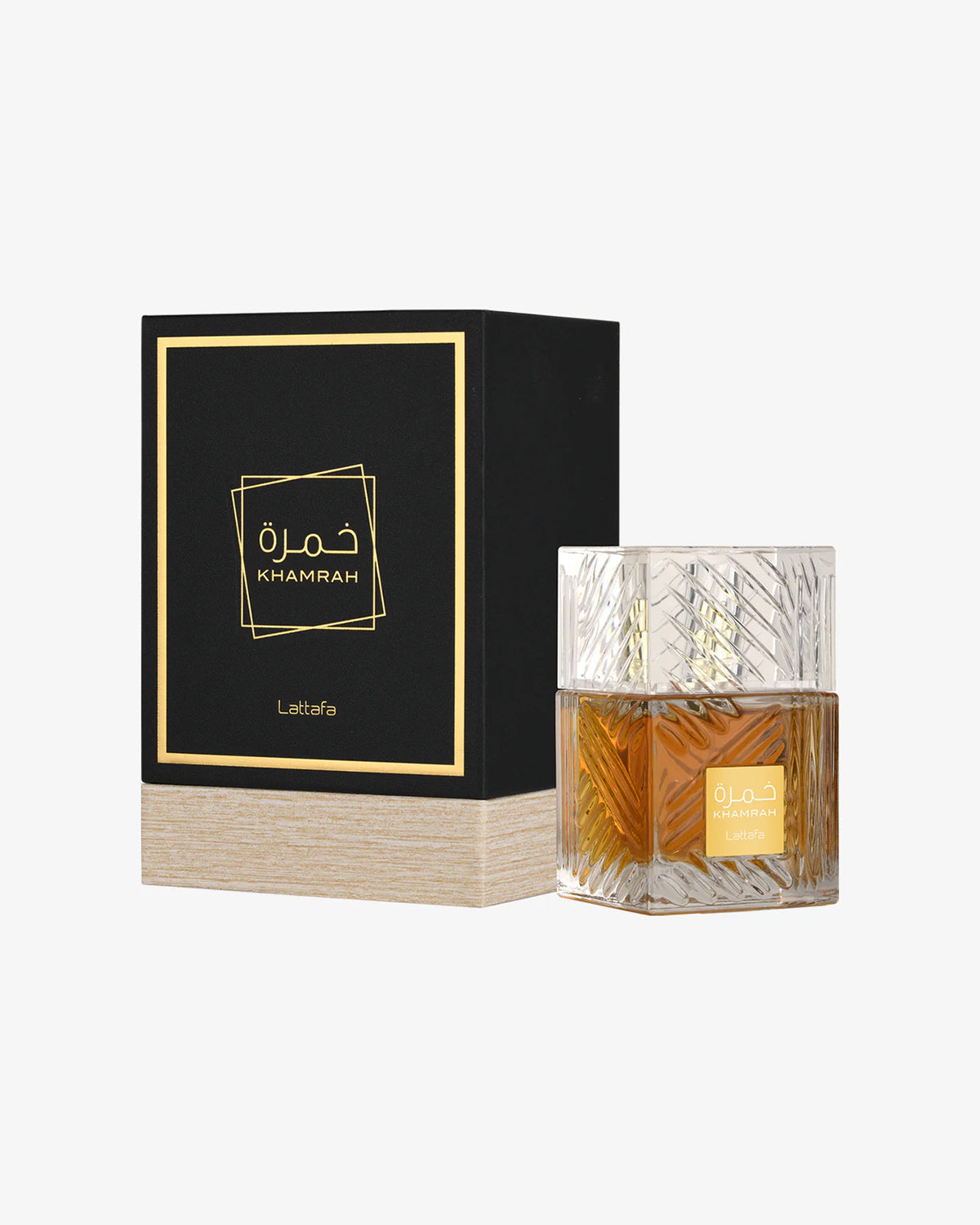 KHAMRAH Lattafa Black Perfume