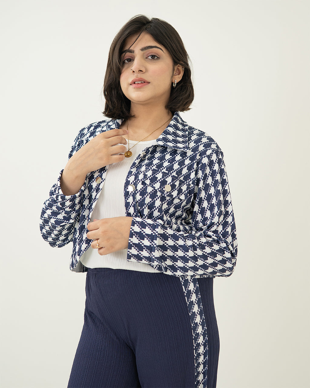 Blue Grid Set 3pc
