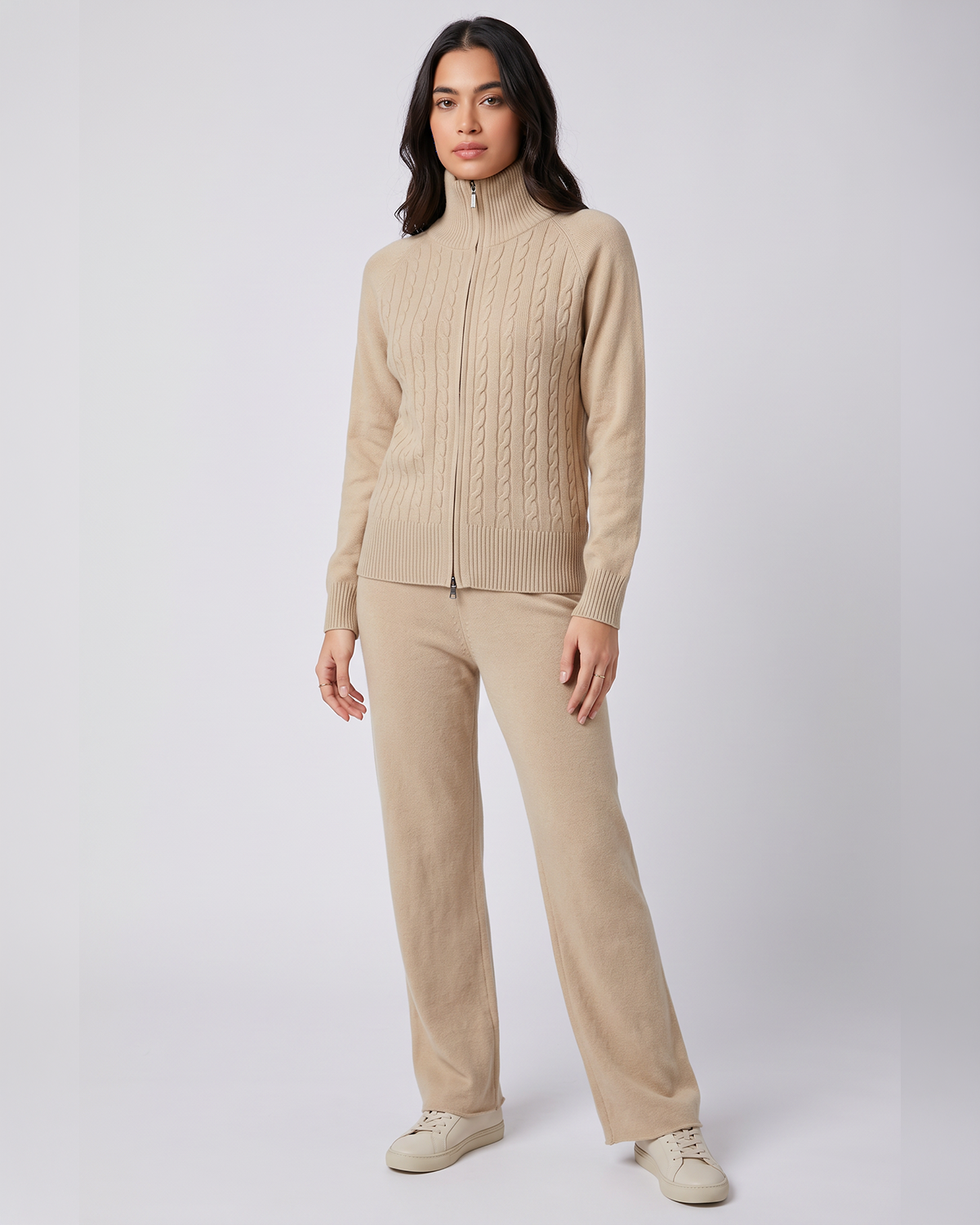 Full Zip Knit Style Co-Ord