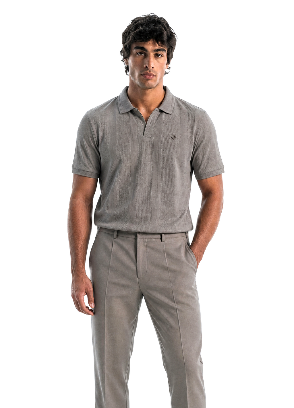 Grey B Polo