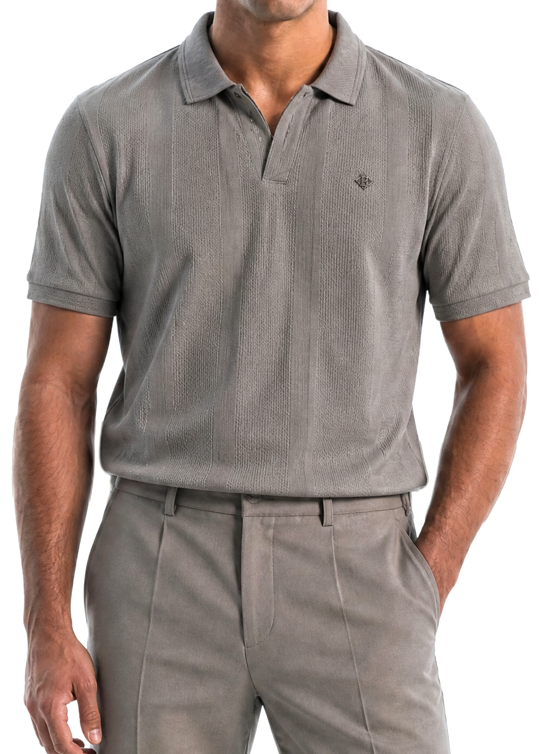 Grey B Polo