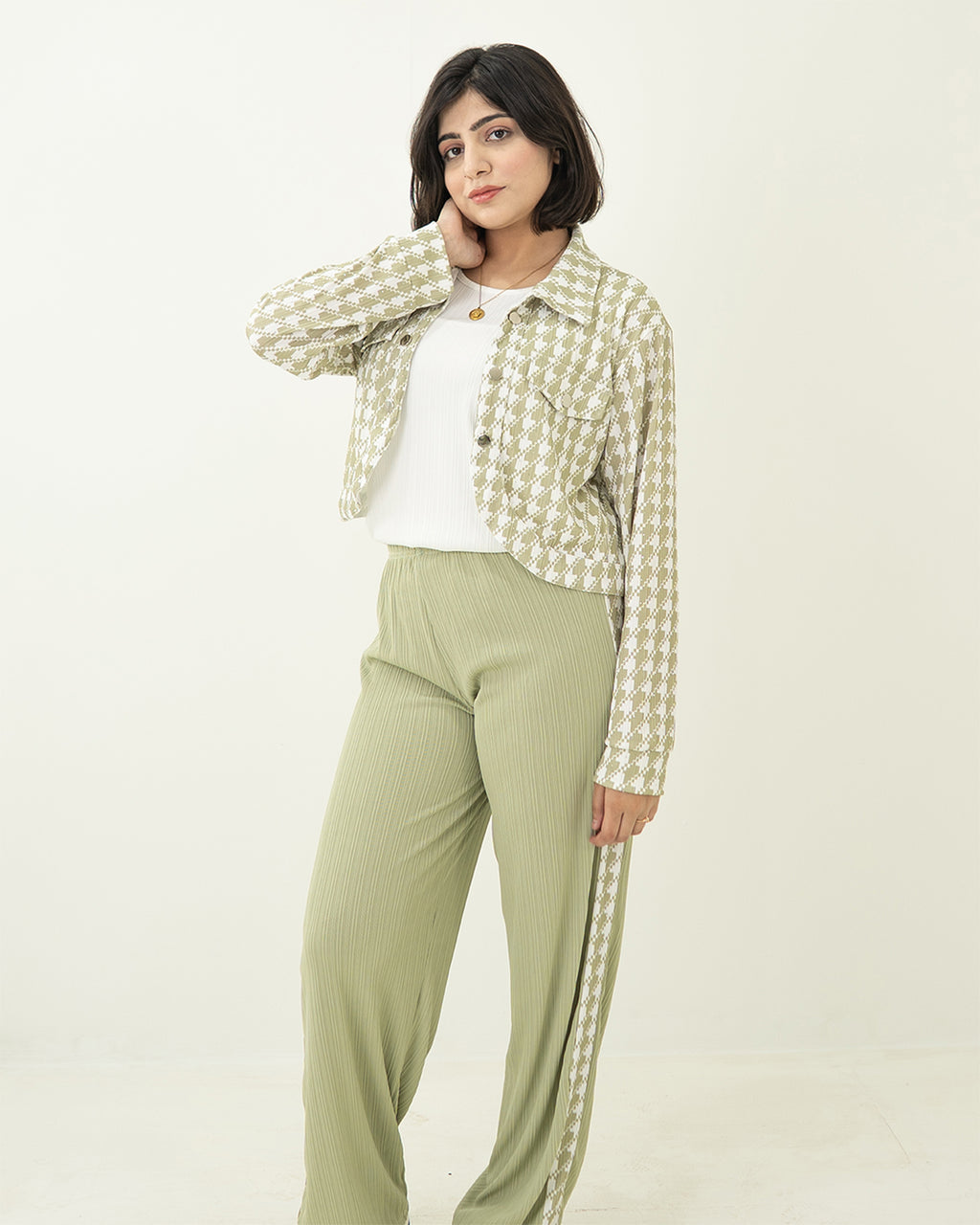 Green Grid Set 3pc