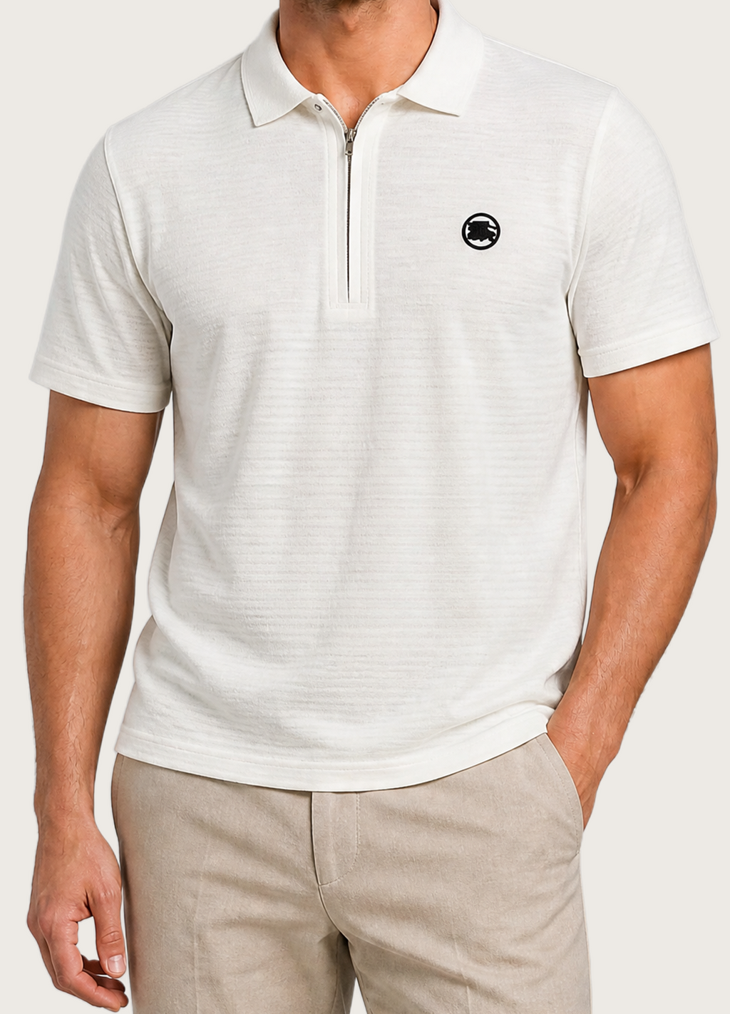 B Zip Polo