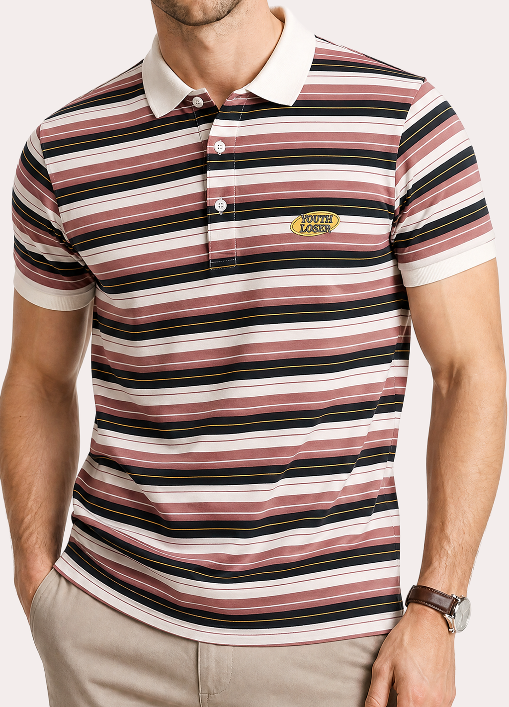 Striped Polo