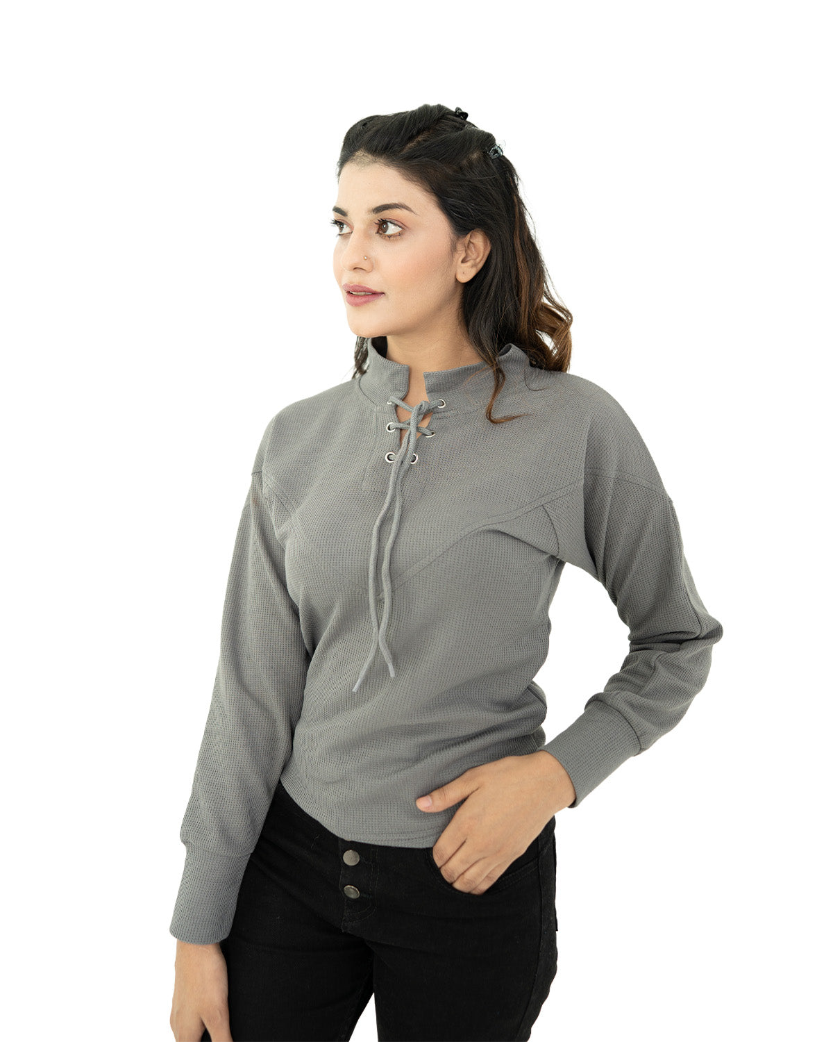 Grey Knit Sweater