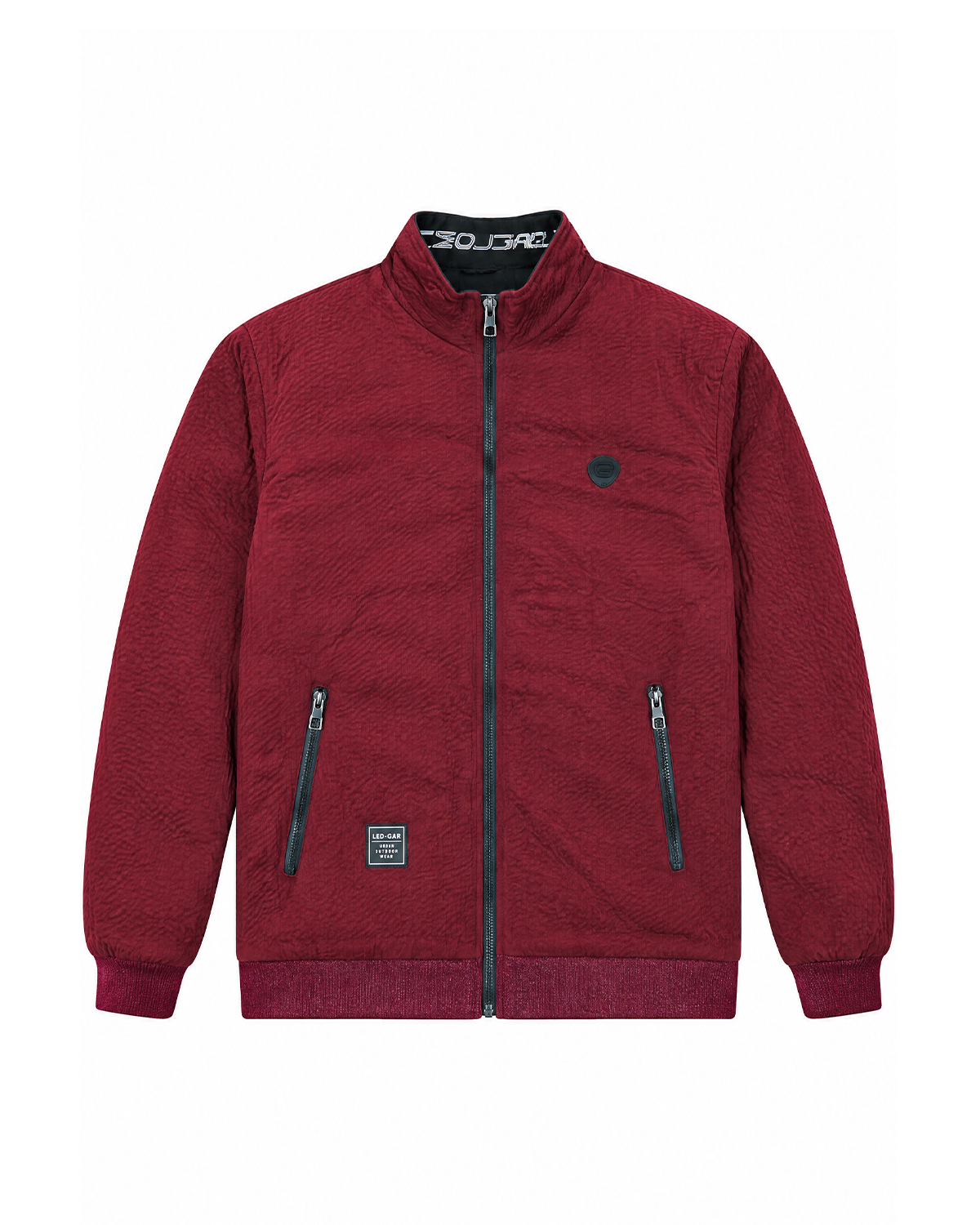 Burgundy Bomber Jacket