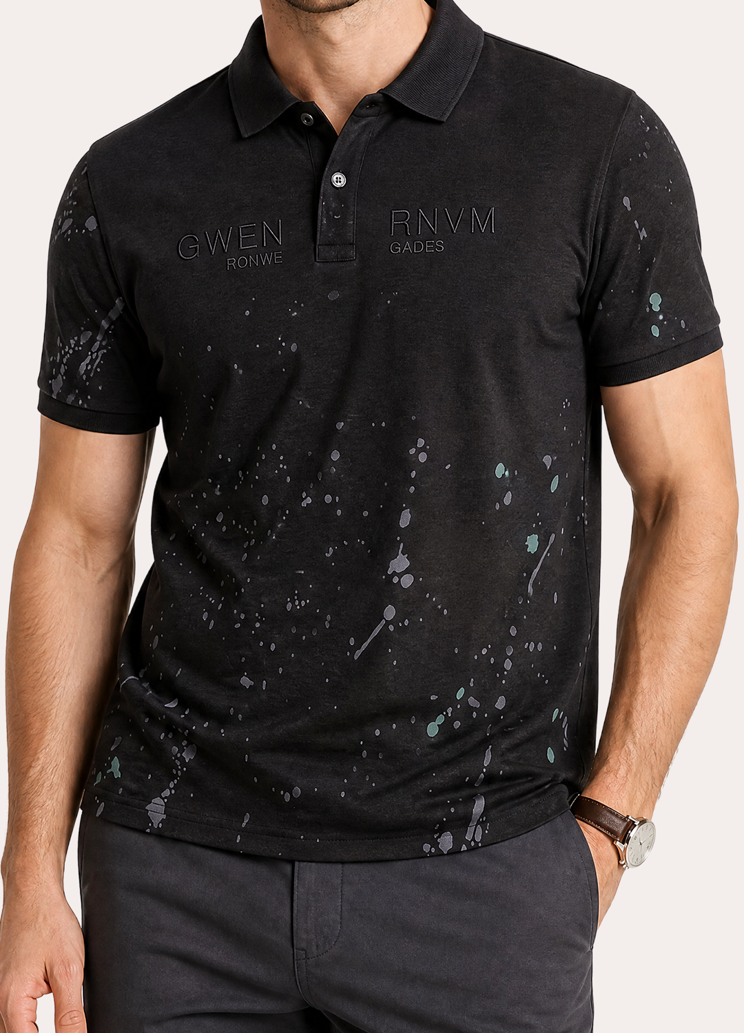 Black Splash Polo