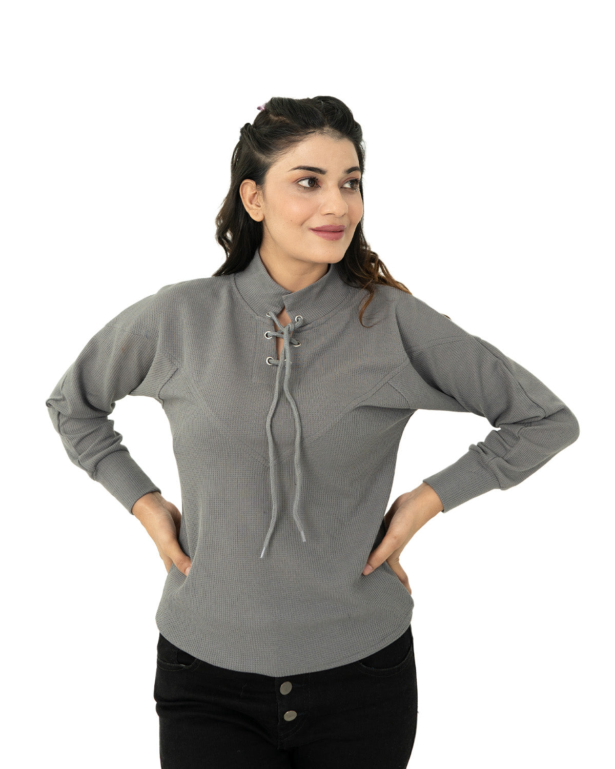 Grey Knit Sweater