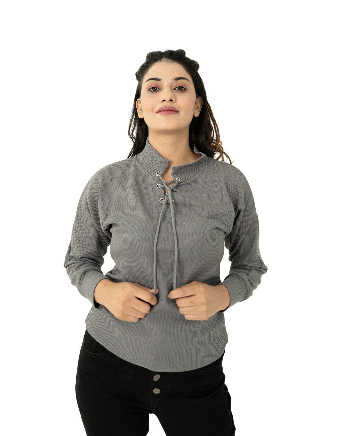 Grey Knit Sweater