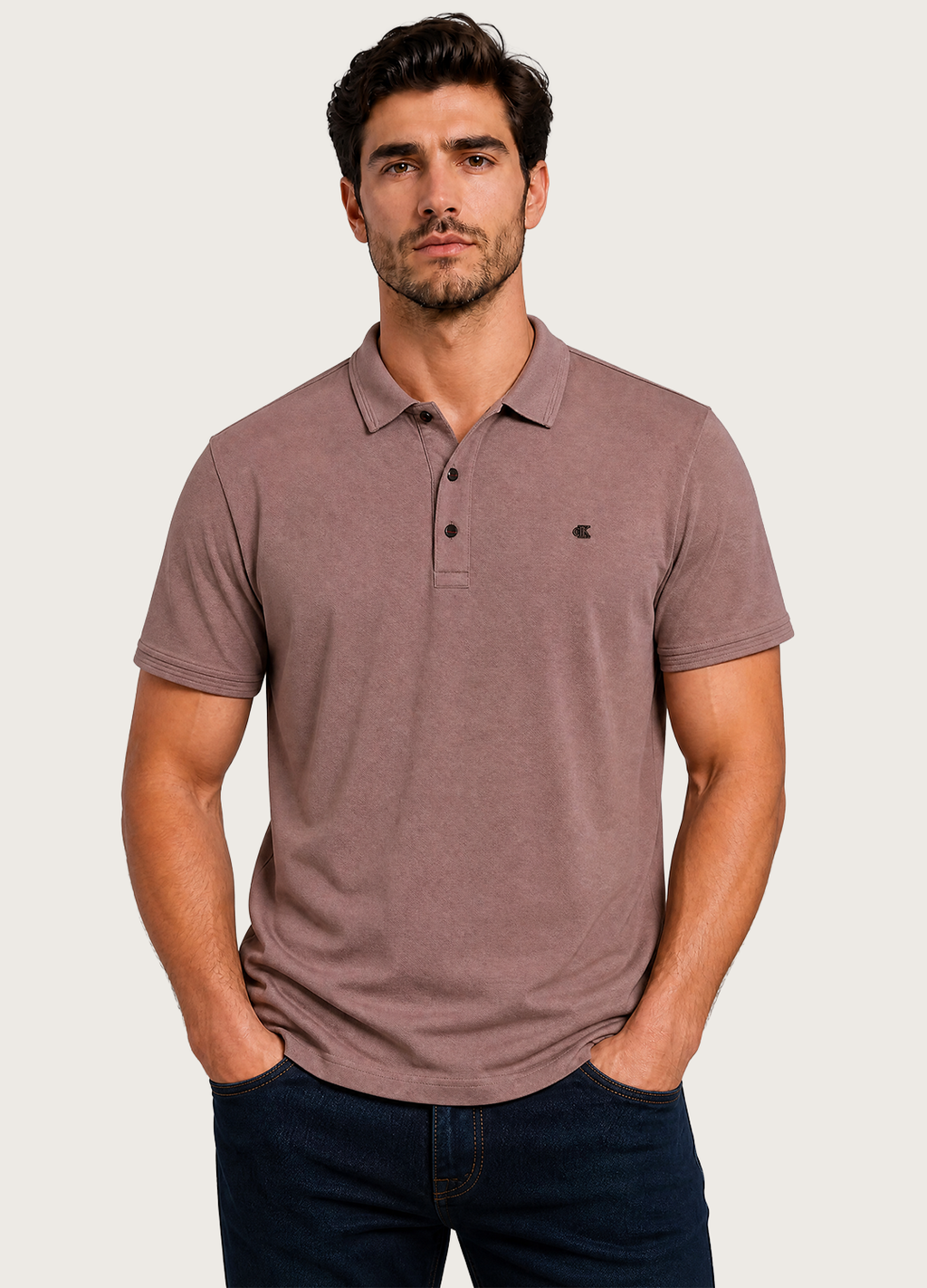 Rust Pink Polo