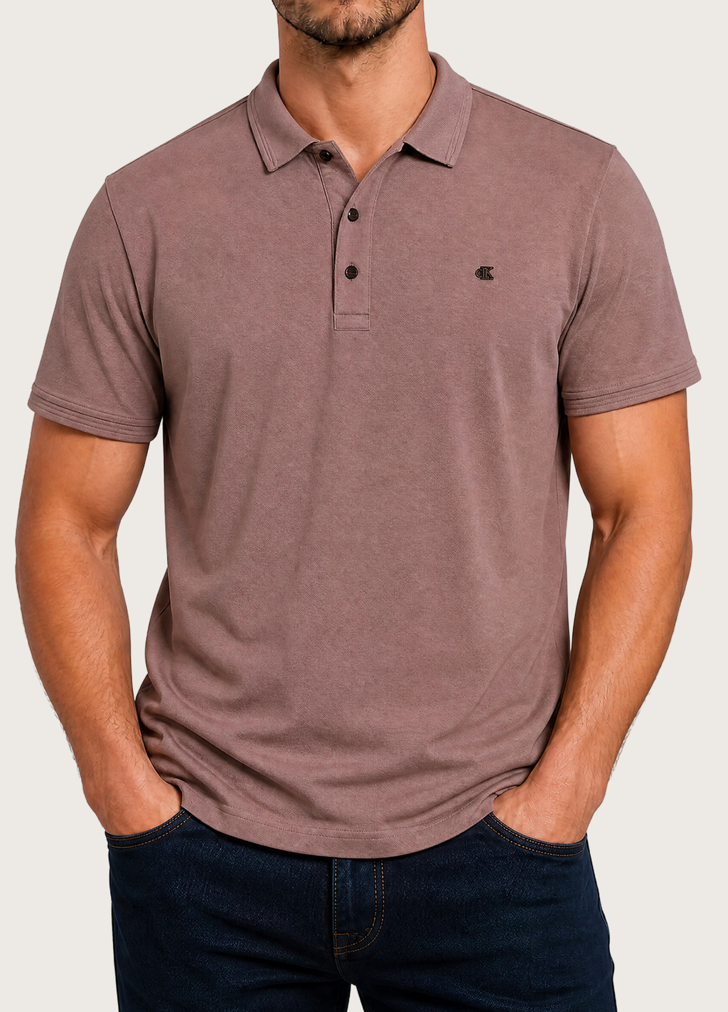 Rust Pink Polo