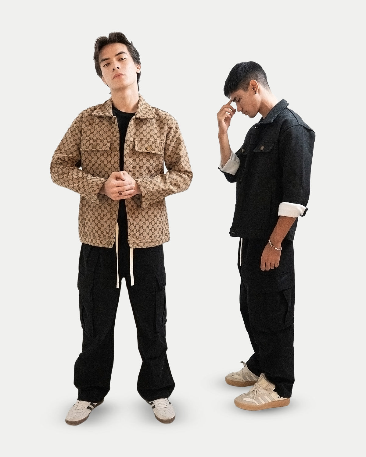 Black Cargo Trouser
