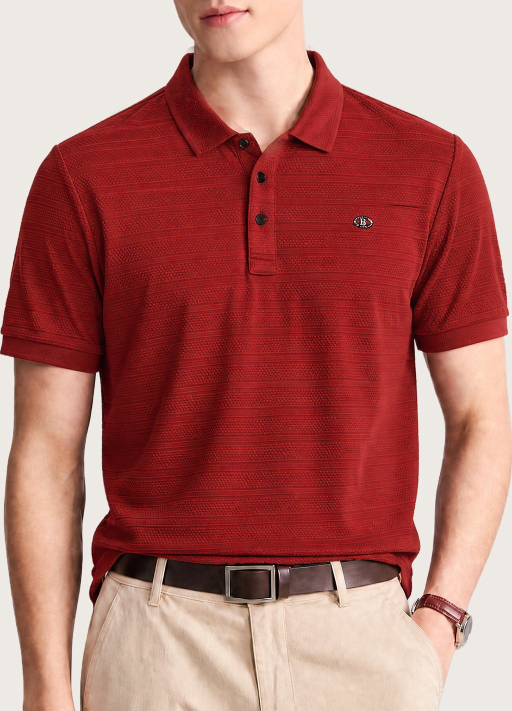 Textured Polo