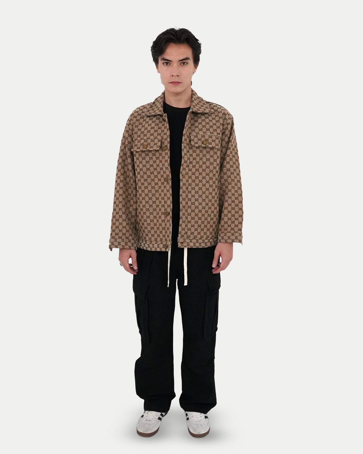 Black Cargo Trouser