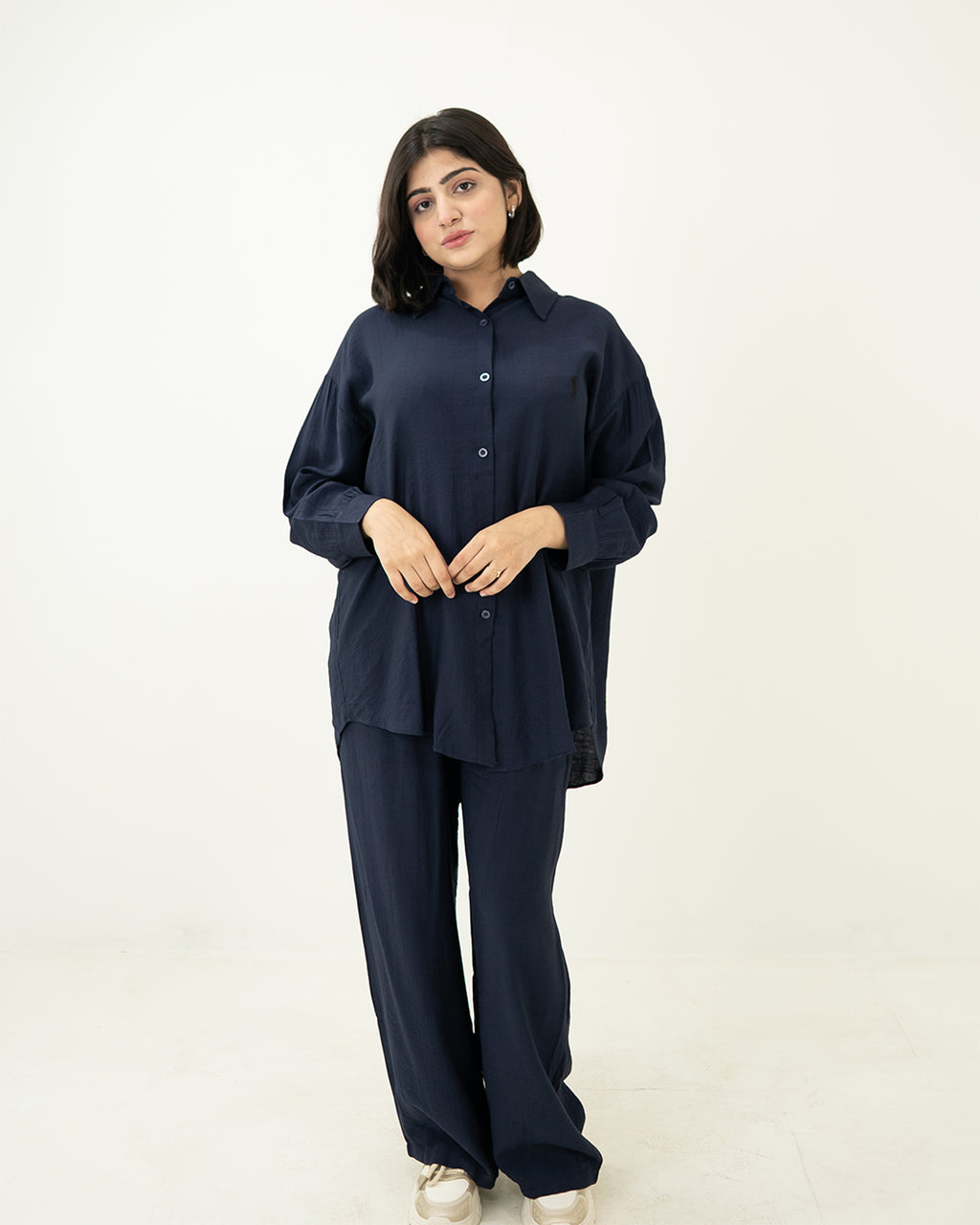 Deep Blue Polo Co-ord Set