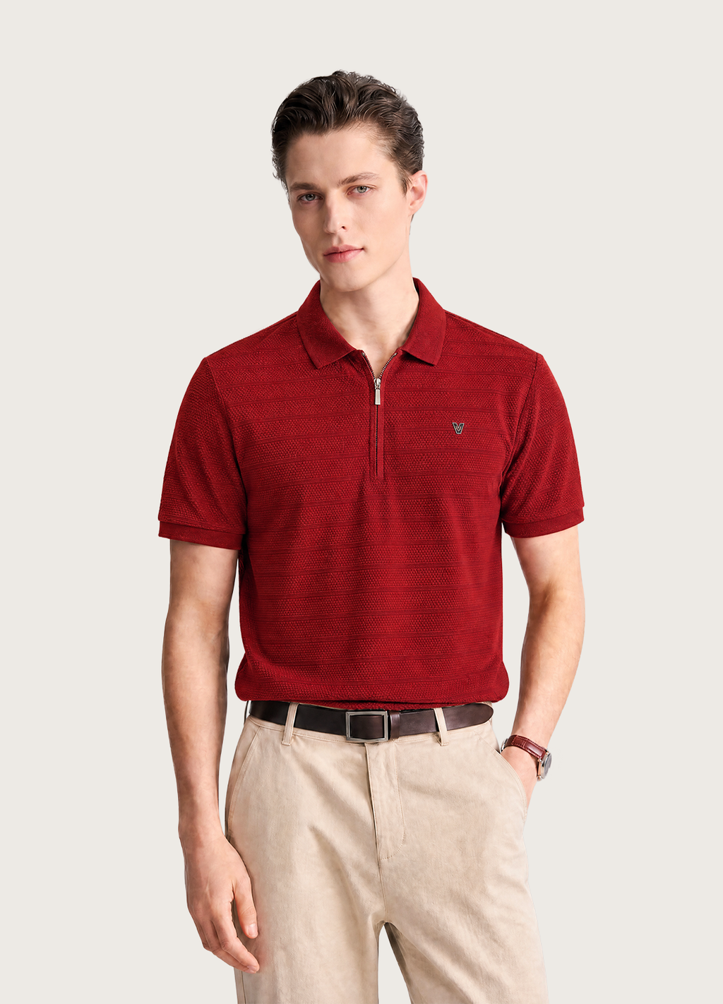 Quarter Zip Polo