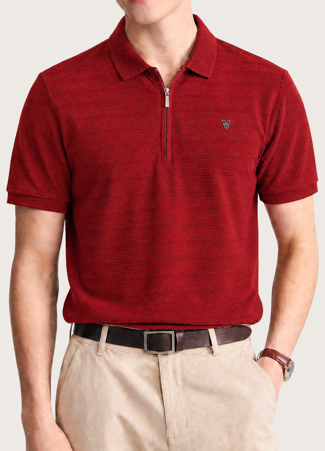 Quarter Zip Polo