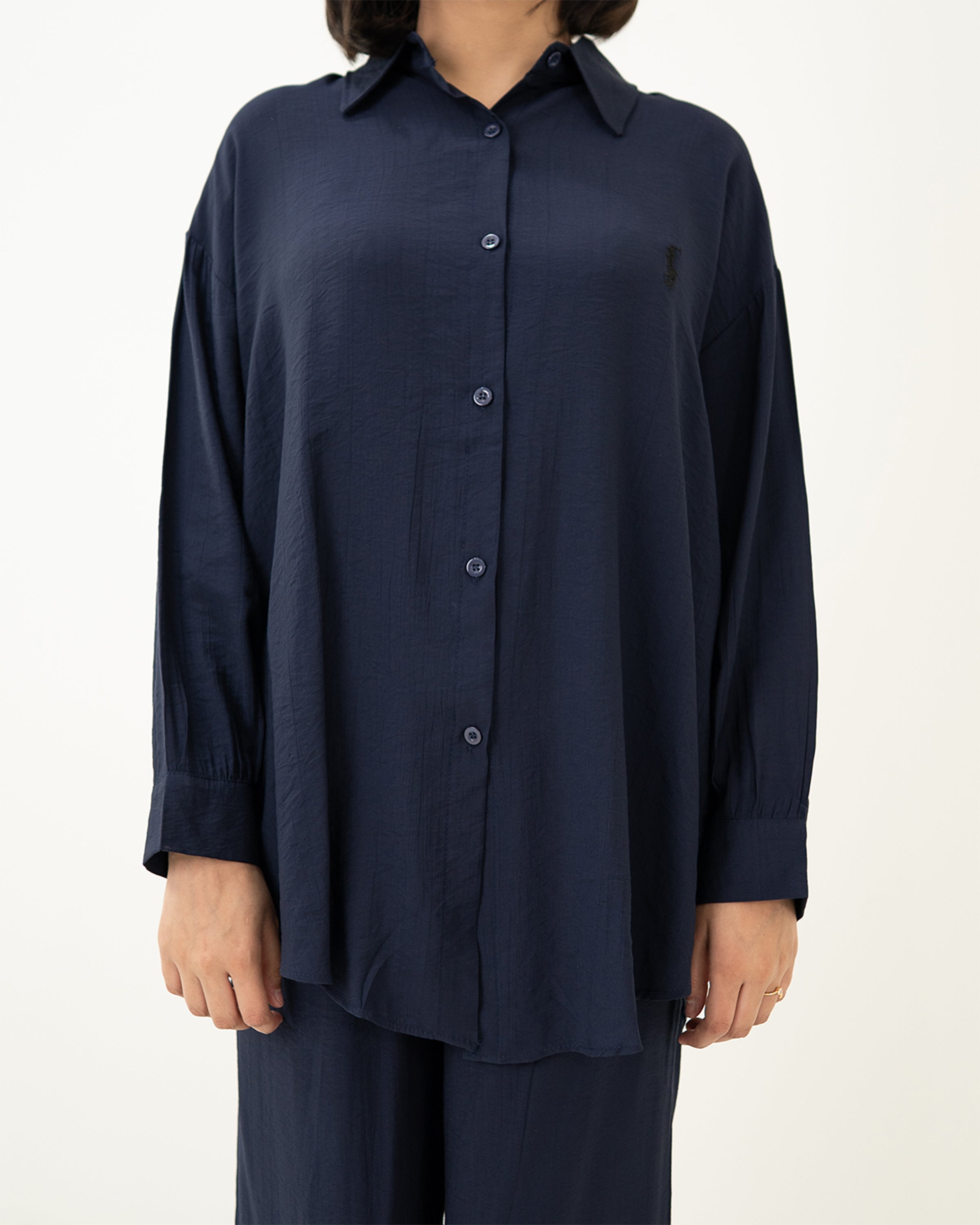 Deep Blue Polo Co-ord Set