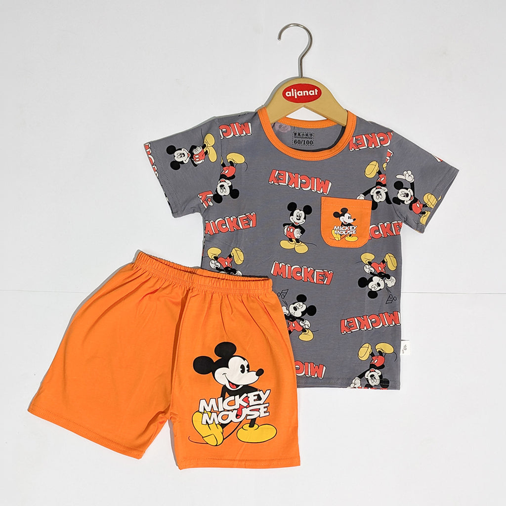 Grey & Orange Nicker Suit