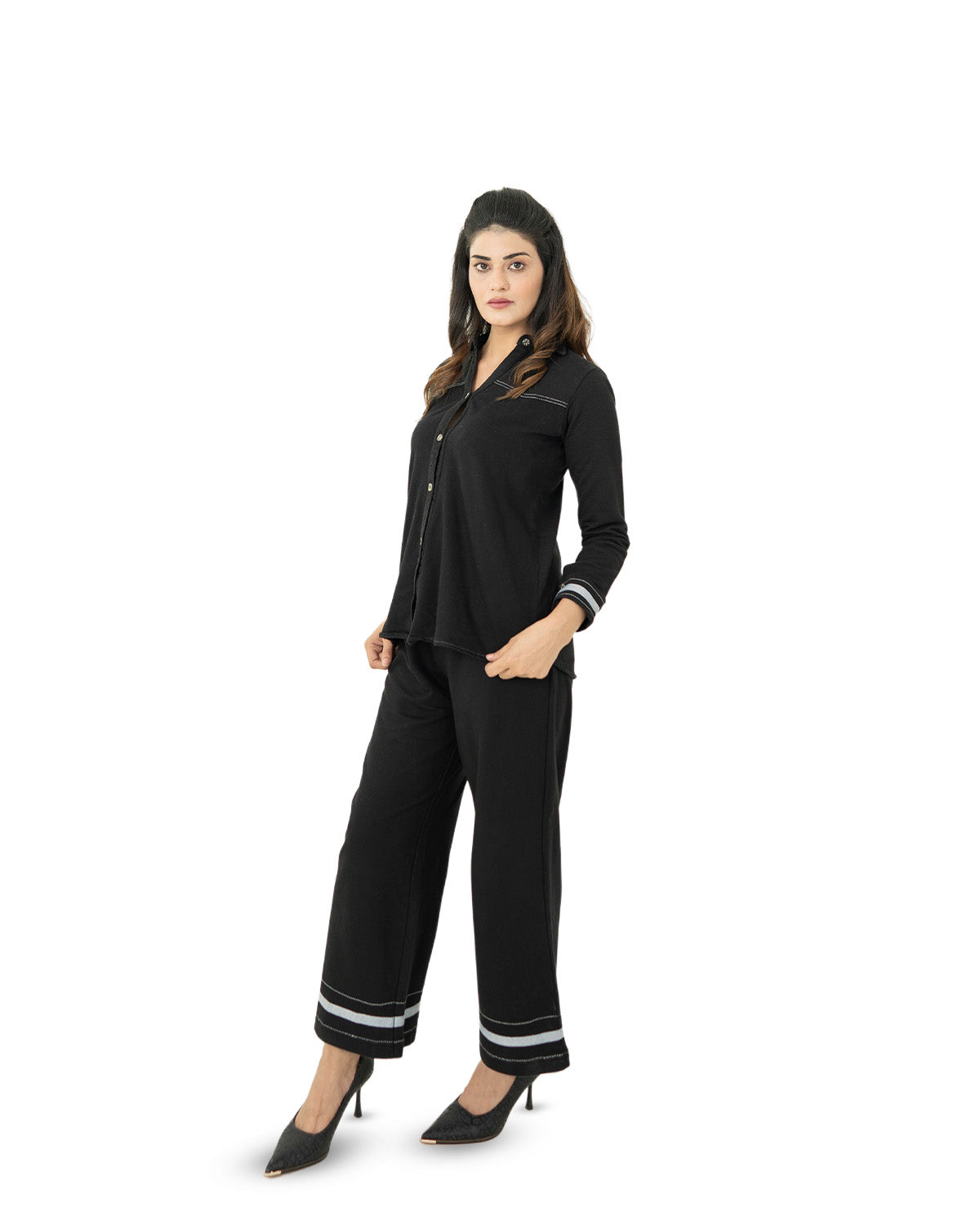 2pc Women’s Black Shirt and Pant