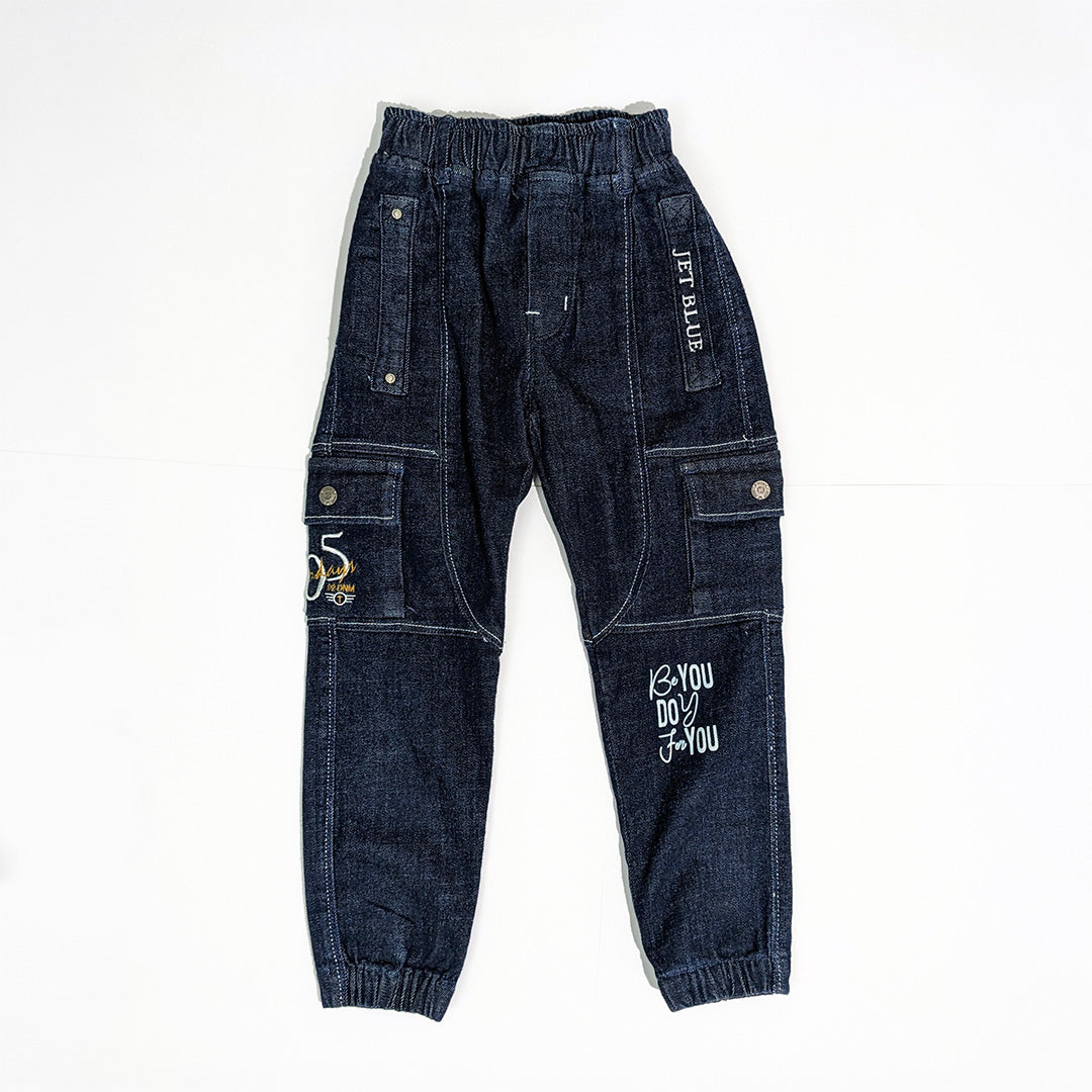 Black Cargo Jeans
