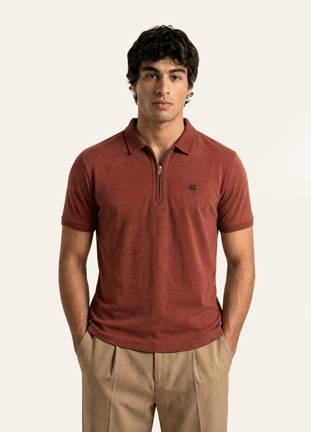 Rust Zip Polo