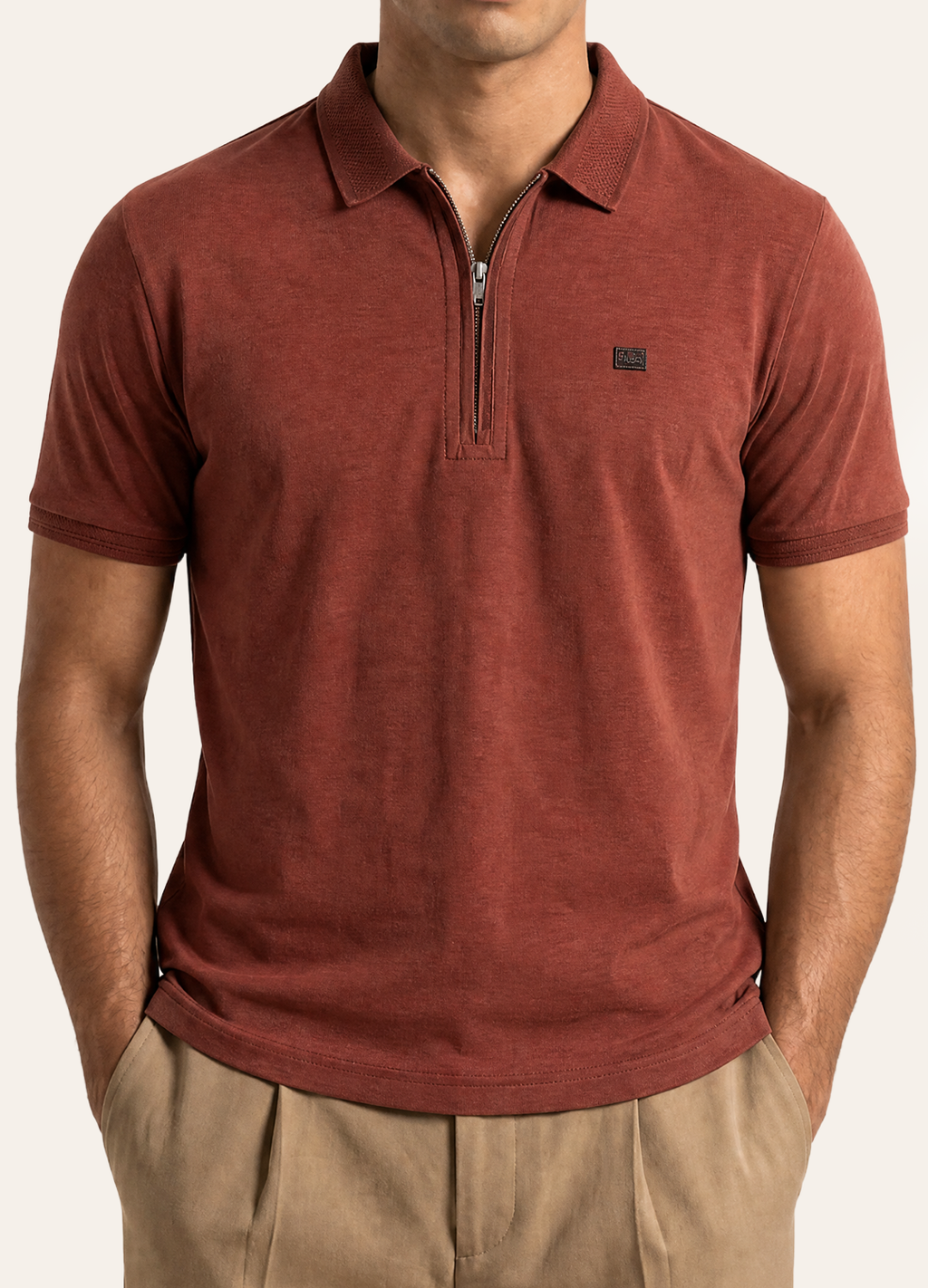 Rust Zip Polo