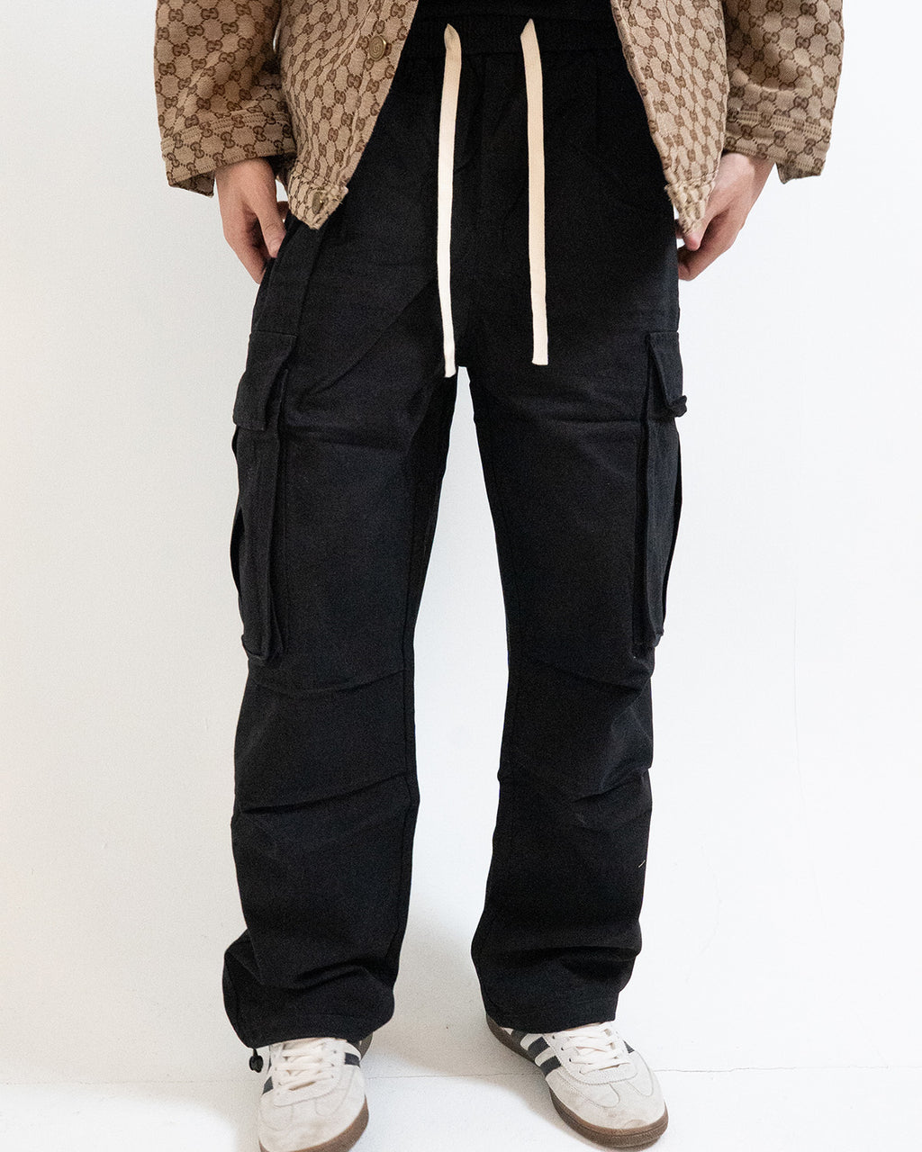 Black Cargo Trouser