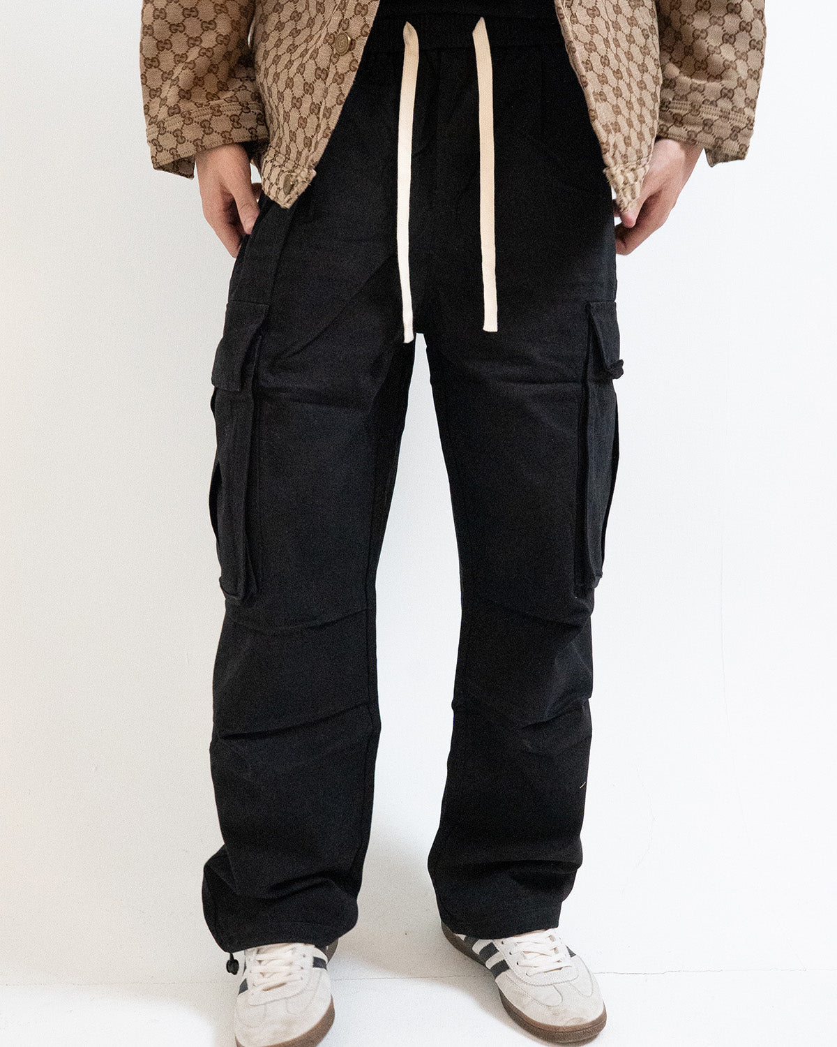 Black Cargo Trouser