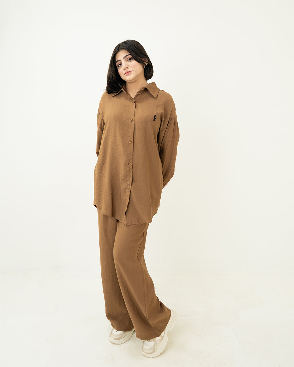 Brown Polo Co-ord Set