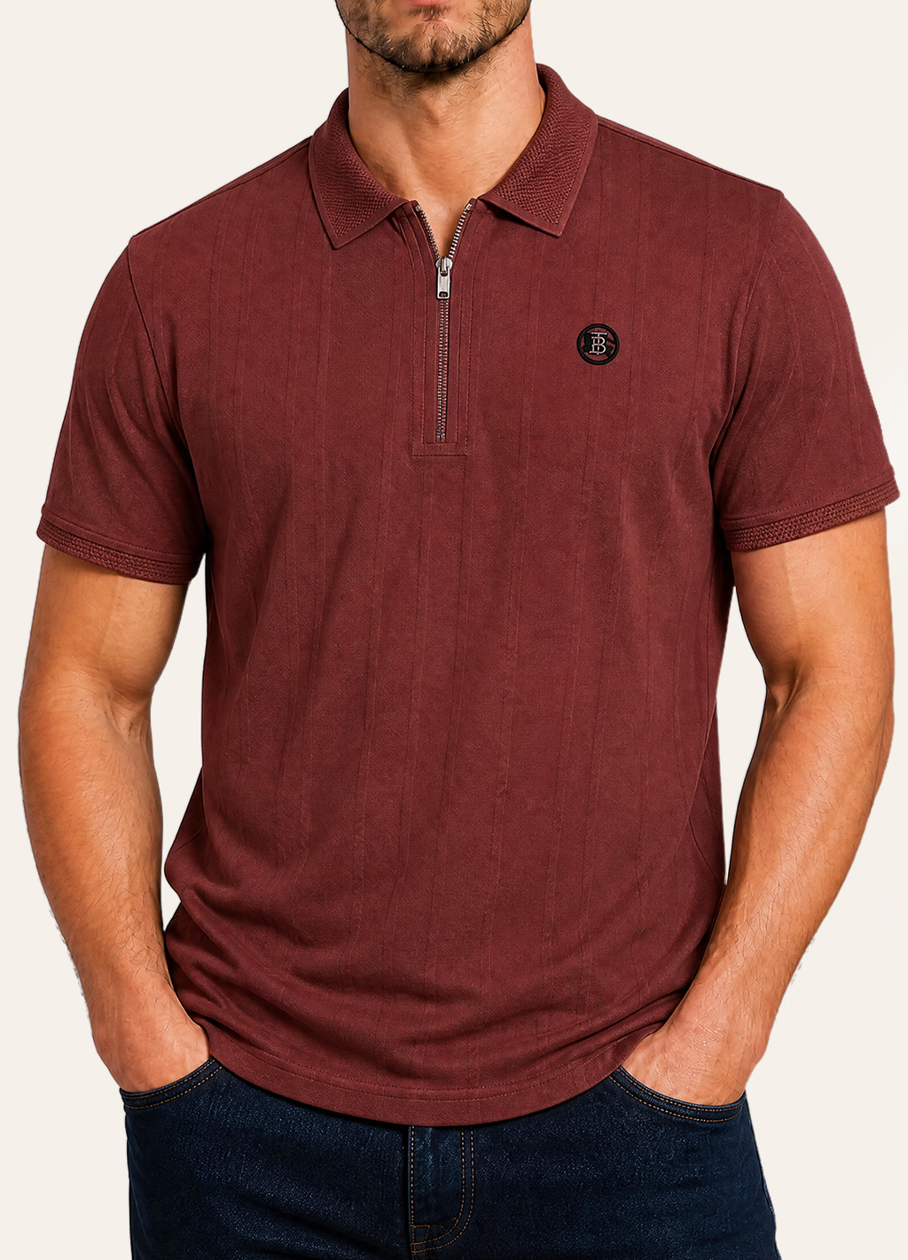 Rust Zip Polo